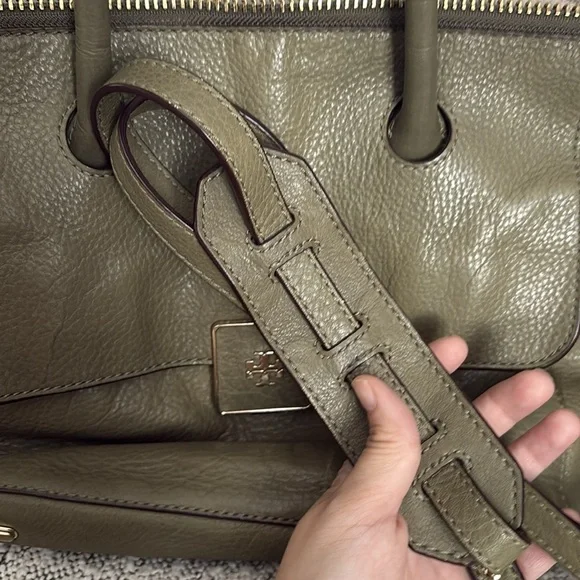 Tory Burch Olive Green Leather Bag - Picture 9 of 10